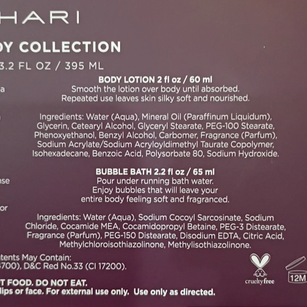 Tahari, NIB, Rose Bloom, Bath & Body Collection, 4 PIECE SET - Picture 8 of 8